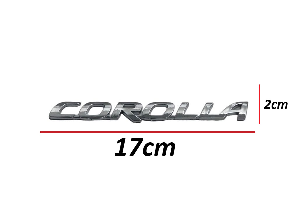 BAGAJ KROM COROLLA 02-25 ARKA (COROLLA YAZISI)