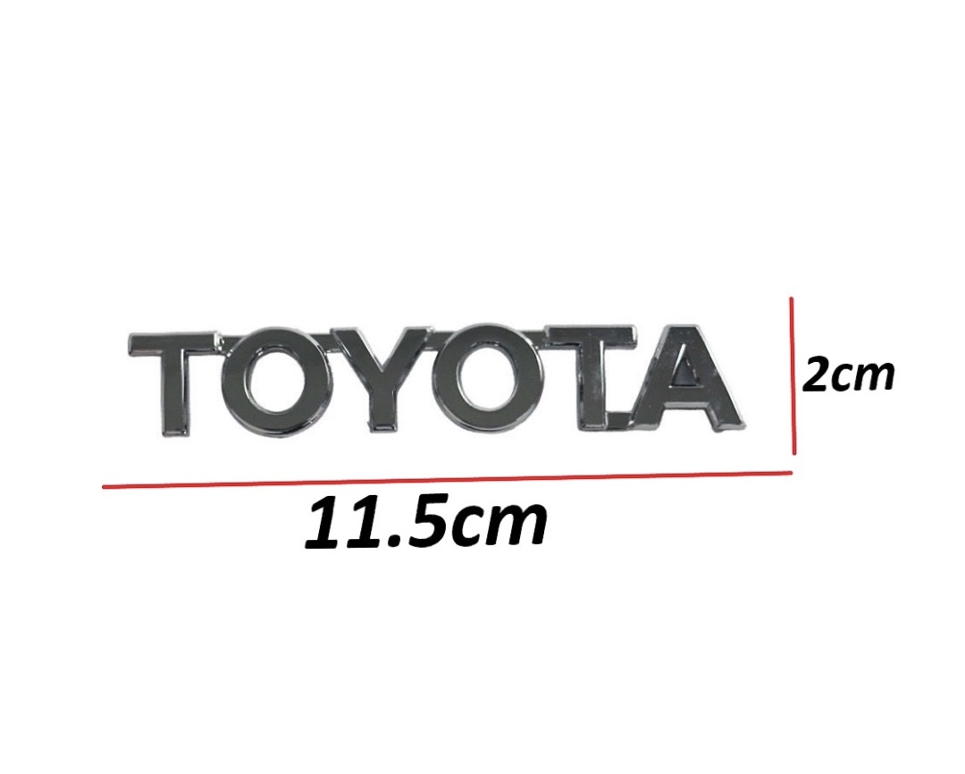 BAGAJ KROM YARİS 06-10 ARKA (TOYOTA YAZISI)