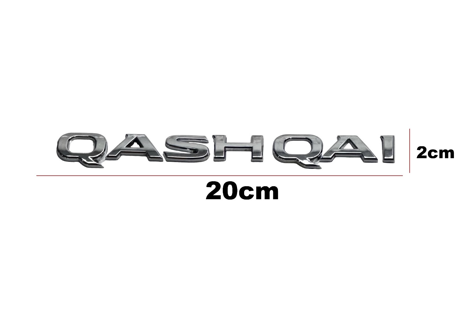 BAGAJ KROM QASHQAİ 14-17 ARKA (QASHQAİ YAZISI)