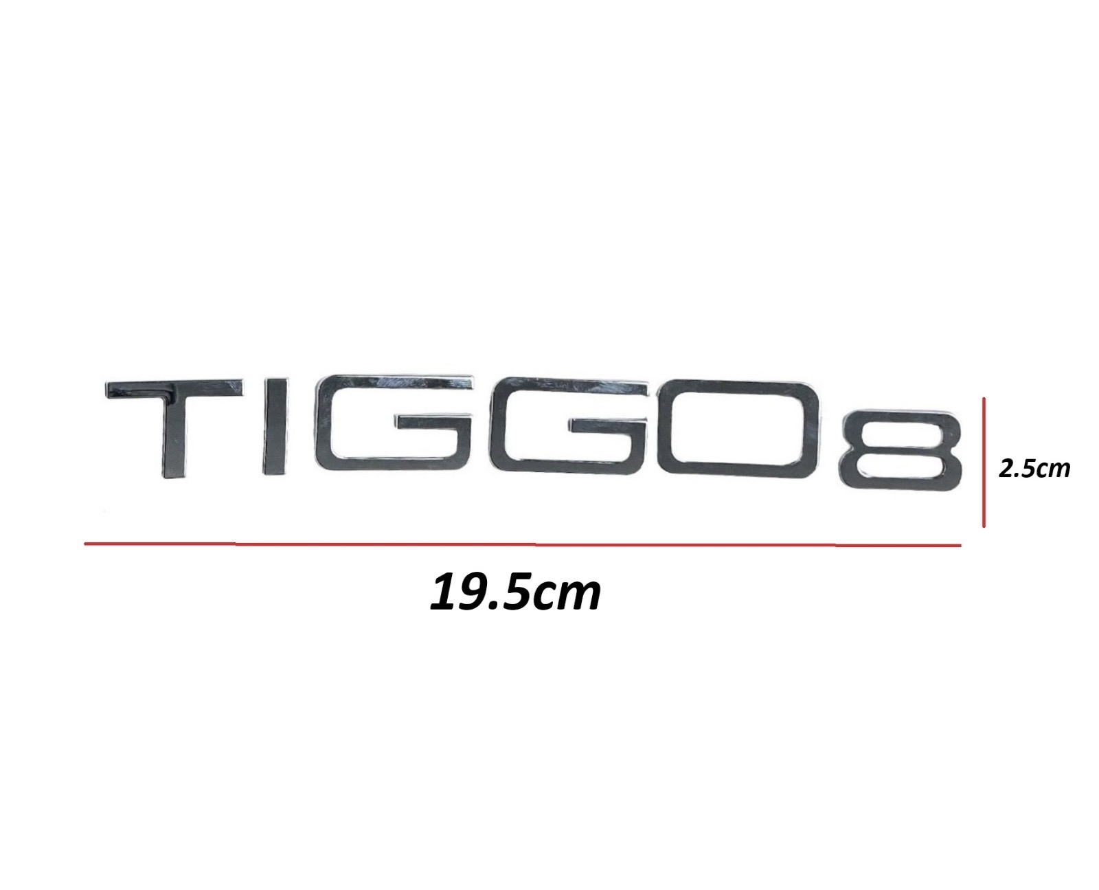 BAGAJ KROM TİGGO 8 PRO 22-24 ARKA (TİGGO 8 YAZISI)