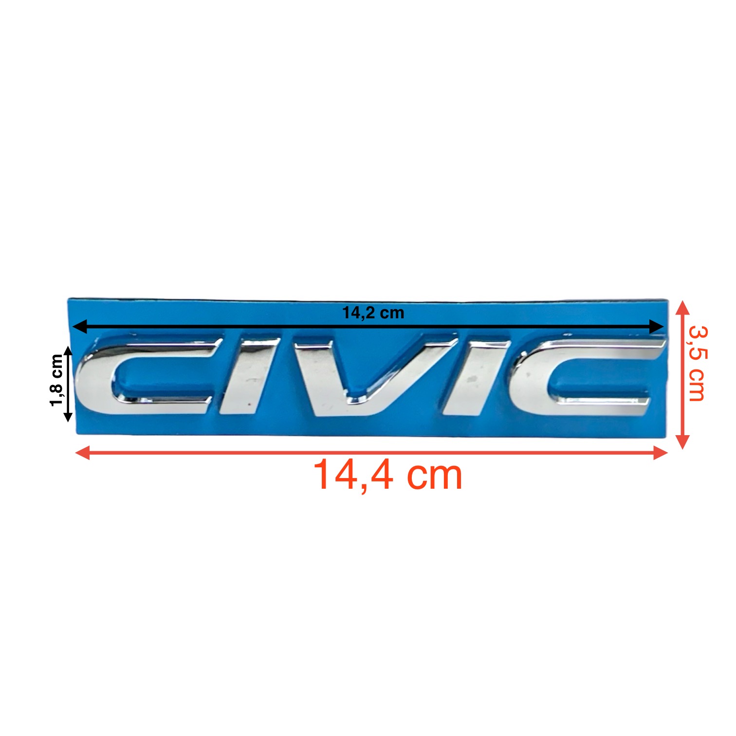 BAGAJ KROM CIVIC 16-21 ARKA (CIVIC YAZISI)